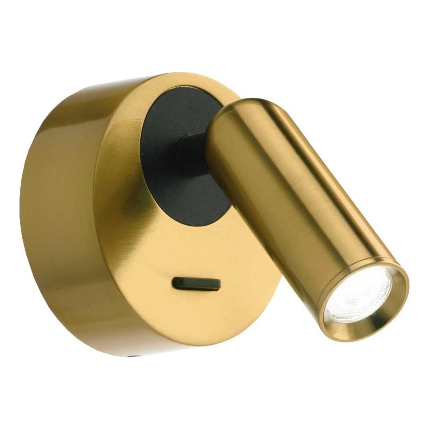 Ideal Lux - LED Nástenné bodové svietidlo BEAN LED/3W/230V CRI 90 mosadz