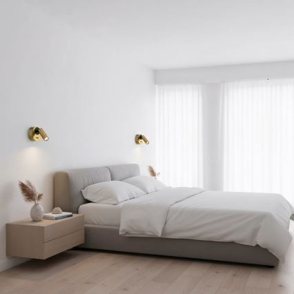 Ideal Lux - LED Nástenné bodové svietidlo BEAN LED/3W/230V CRI 90 mosadz