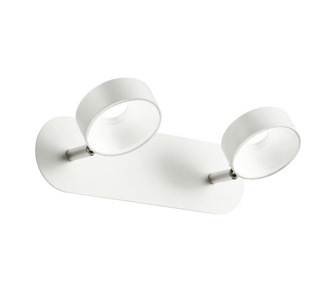 Ideal Lux - LED nástenné bodové svietidlo OBY 2xLED/6W/230V CRI 90 biele 196695