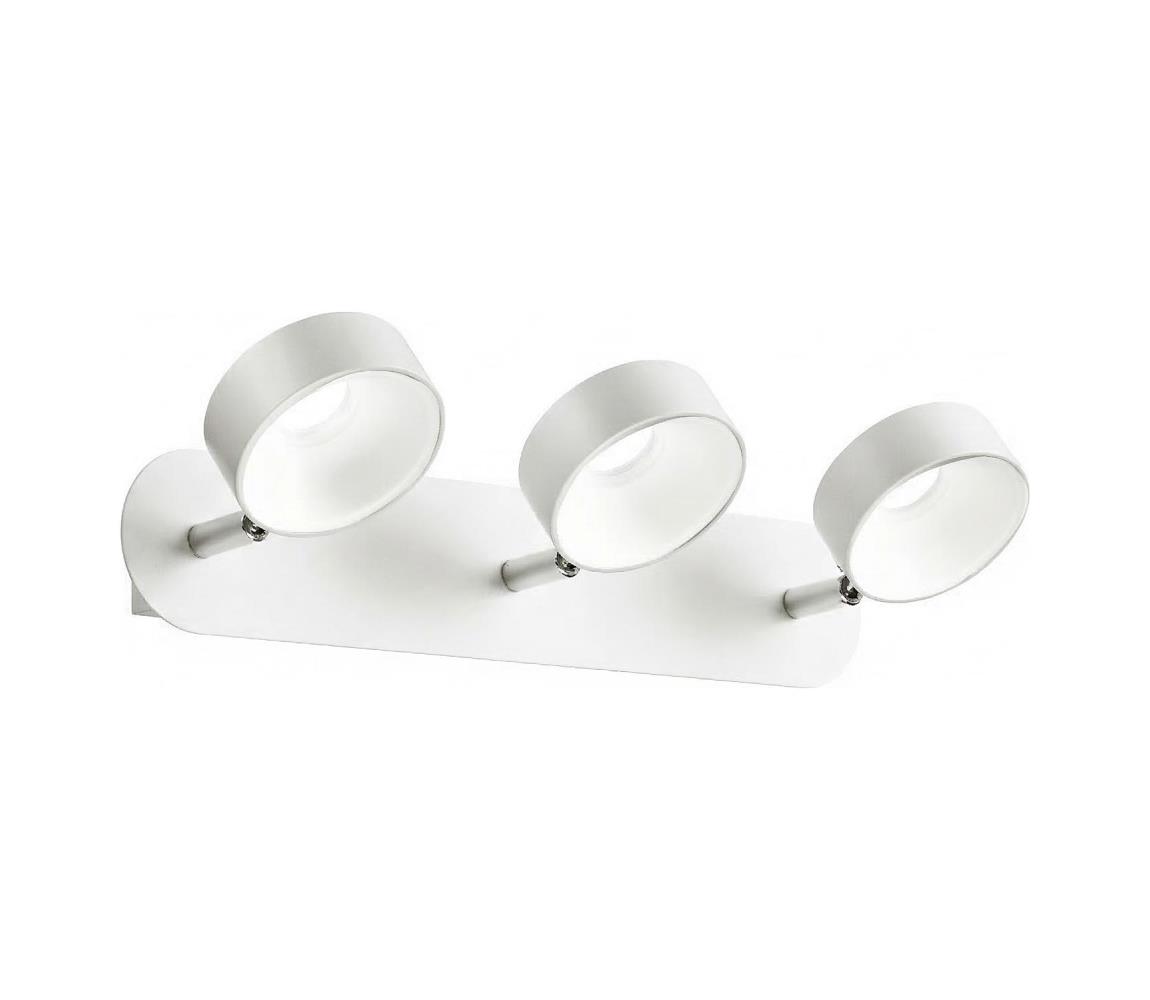 Ideal Lux - LED nástenné bodové svietidlo OBY 3xLED/6W/230V CRI 90 biela 196701