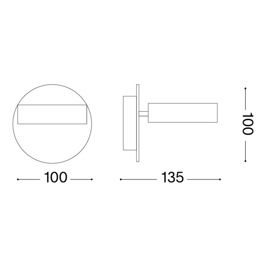 Ideal Lux - LED Nástenné bodové svietidlo OBY LED/6W/230V CRI 90 biela