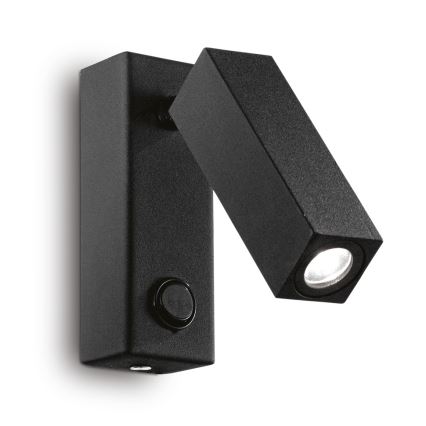 Ideal Lux - LED nástenné bodové svietidlo PAGE LED/3W/230V CRI 90 čierne