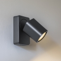 Ideal Lux - LED nástenné bodové svietidlo RUDY 1xGU10/7W/230V CRI 90 čierne