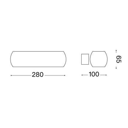 Ideal Lux - LED Nástenné svietidlo 2xG9/3W/230V