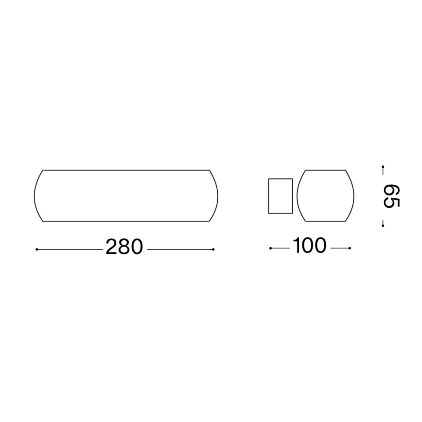 Ideal Lux - LED Nástenné svietidlo 2xG9/3W/230V