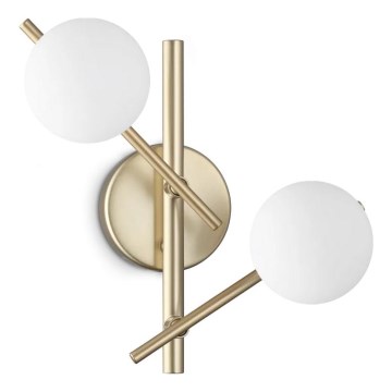 Ideal Lux - LED nástenné svietidlo ATLAS 2xG9/3W/230V zlaté