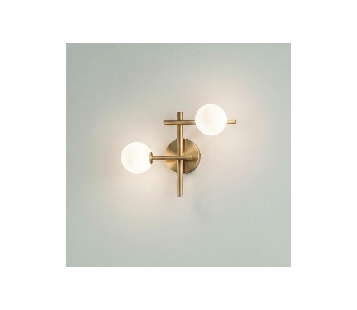 Ideal Lux - LED nástenné svietidlo ATLAS 2xG9/3W/230V zlaté 365084
