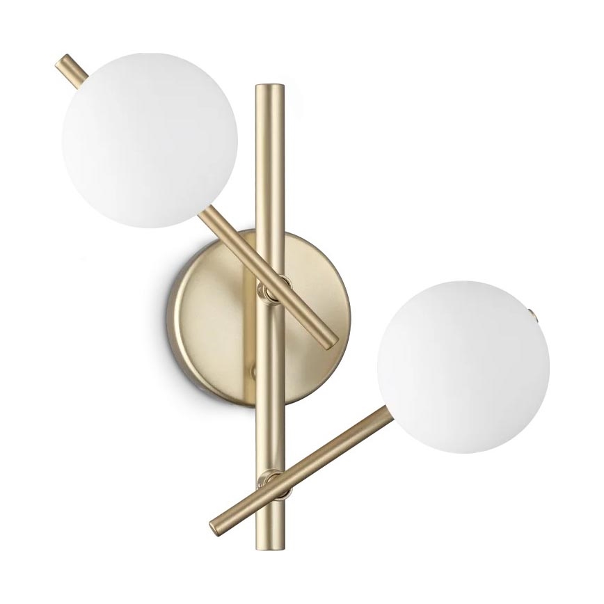 Ideal Lux - LED nástenné svietidlo ATLAS 2xG9/3W/230V zlaté