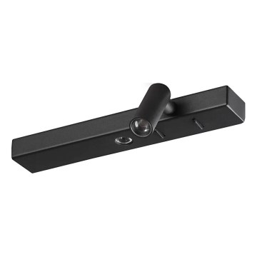 Ideal Lux - LED Nástenné svietidlo BONNE 2xLED/6,5W/230V CRI 90 čierna