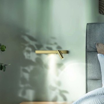 Ideal Lux - LED Nástenné svietidlo BONNE 2xLED/6,5W/230V CRI 90 zlatá