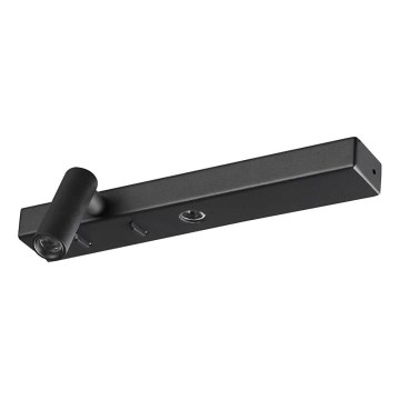 Ideal Lux - LED Nástenné svietidlo BONNE LED/6,5W/230V CRI 90 čierna