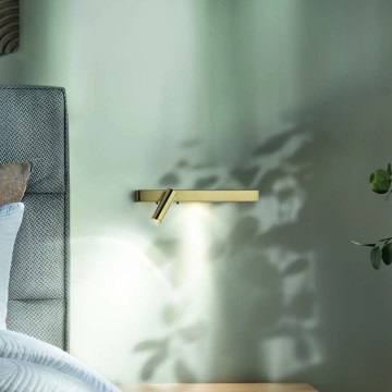 Ideal Lux - LED Nástenné svietidlo BONNE LED/6,5W/230V CRI 90 zlatá