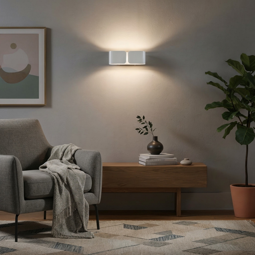 Ideal Lux - LED Nástenné svietidlo CLIP 2xG9/3W/230V biela
