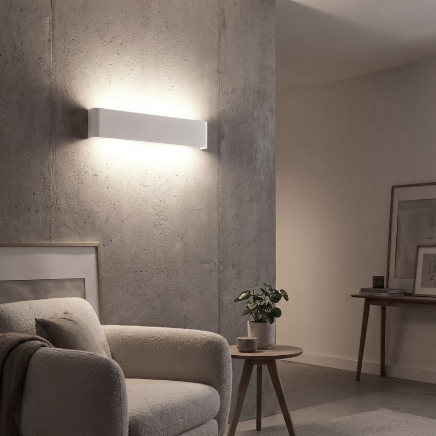 Ideal Lux - LED Nástenné svietidlo DELTA LED/19,5W/230V 4000K 61 cm CRI 90 biela