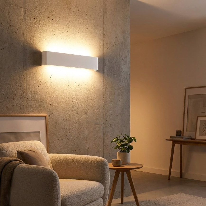 Ideal Lux - LED Nástenné svietidlo DELTA LED/37W/230V 3000K 110 cm CRI 90 biela