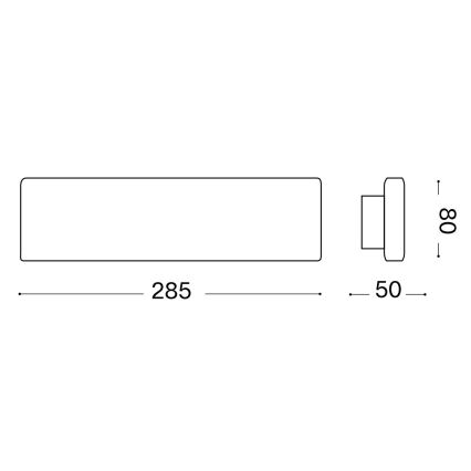 Ideal Lux - LED Nástenné svietidlo DESK LED/12,5W/230V CRI 90 čierna