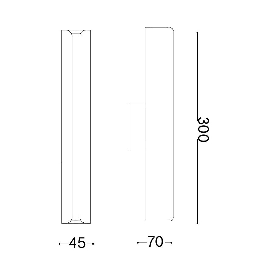 Ideal Lux - LED nástenné svietidlo DORICA LED/8,5W/230V CRI 90 zlaté