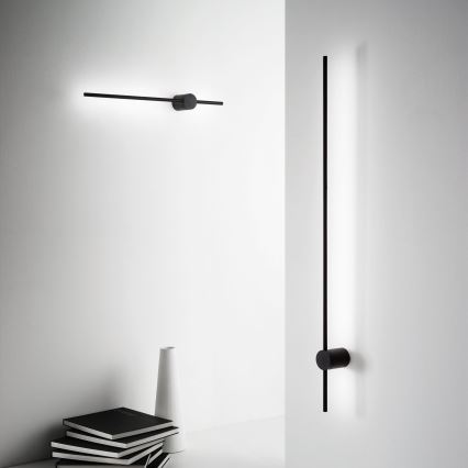 Ideal Lux - LED Nástenné svietidlo ESSENCE LED/19W/230V 2700K 124 cm CRI 90 čierna