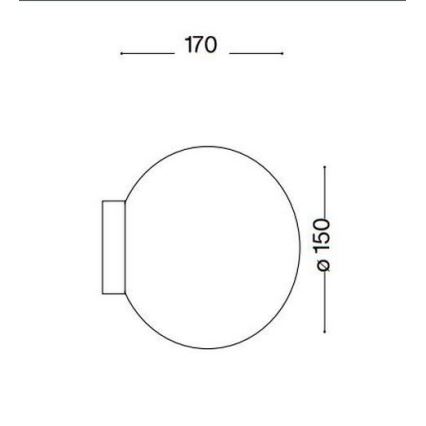 Ideal Lux - LED Nástenné svietidlo MAPA 1xG9/15W/230V