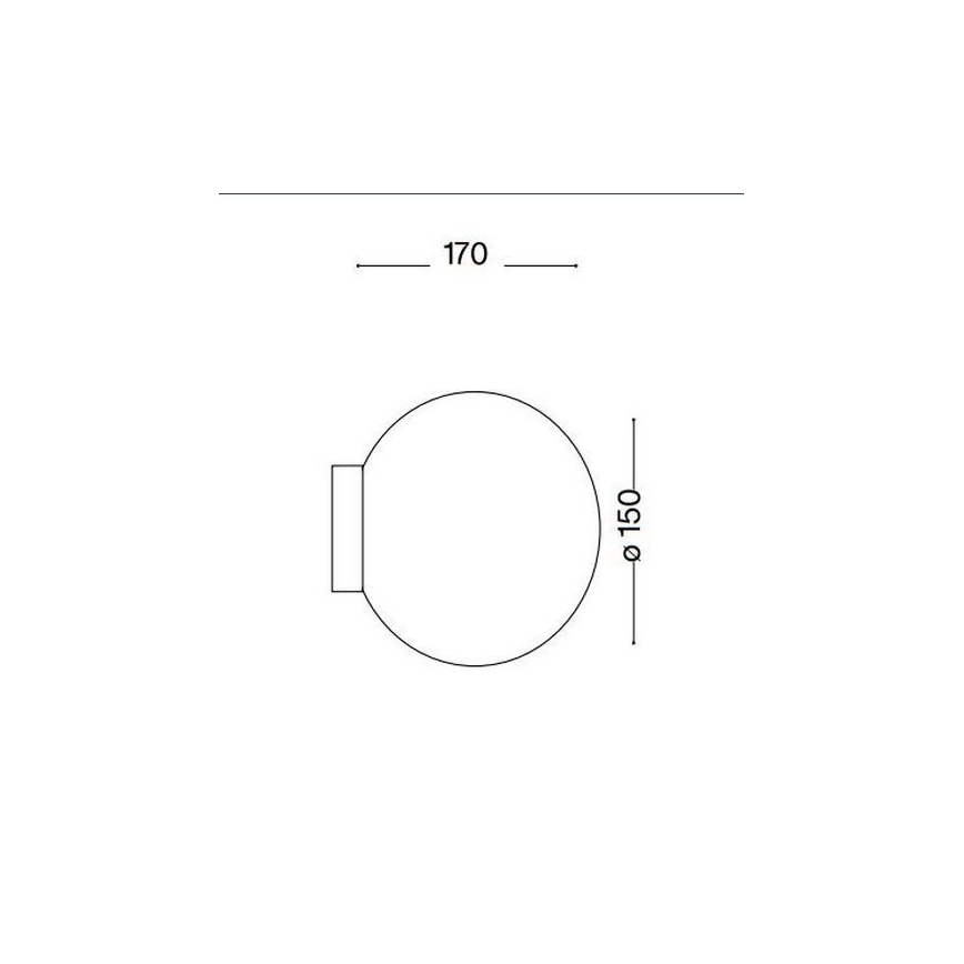 Ideal Lux - LED Nástenné svietidlo MAPA 1xG9/15W/230V