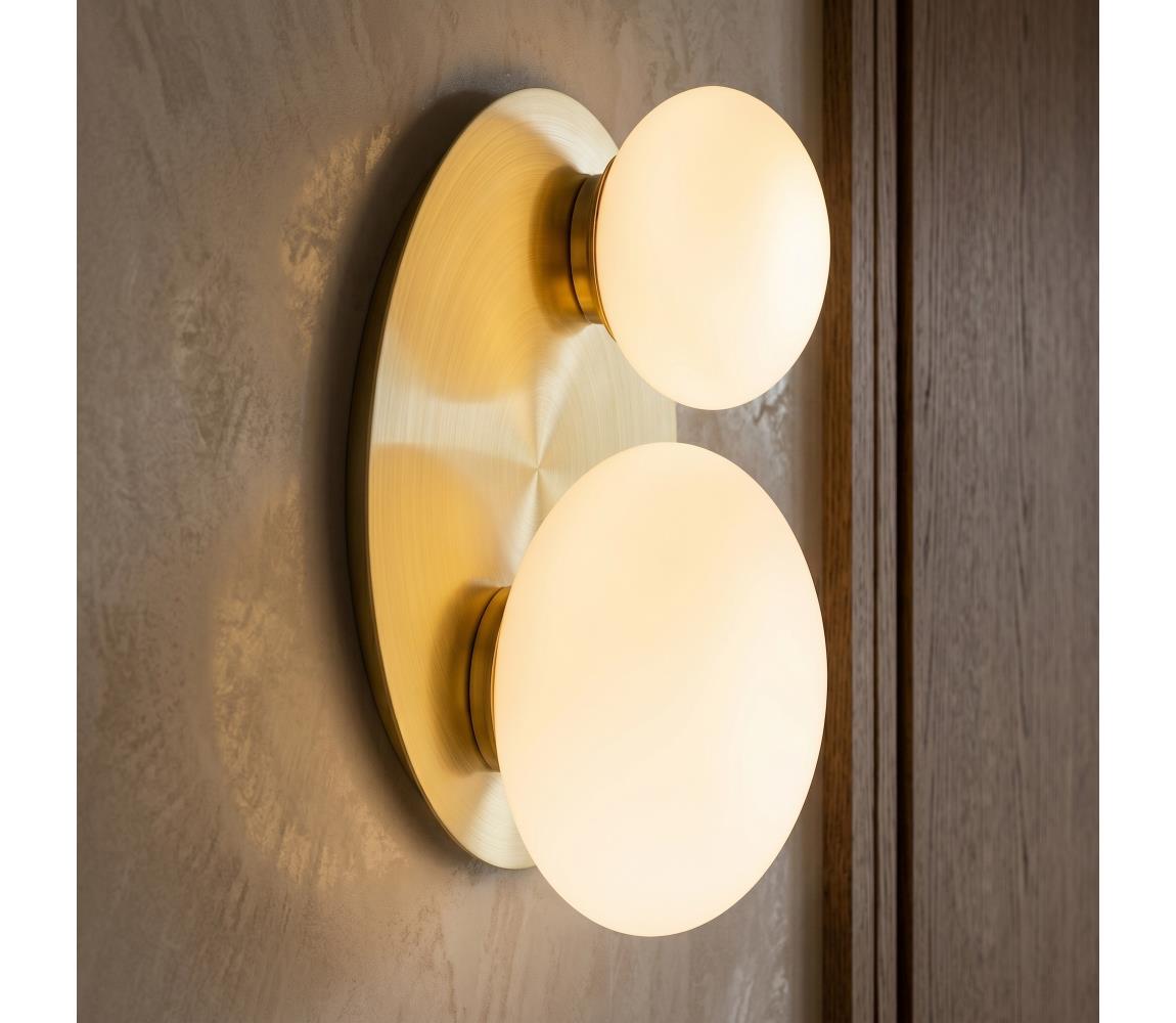 Ideal Lux - LED nástenné svietidlo NINFEA 2xG9/3W/230V zlaté 346533