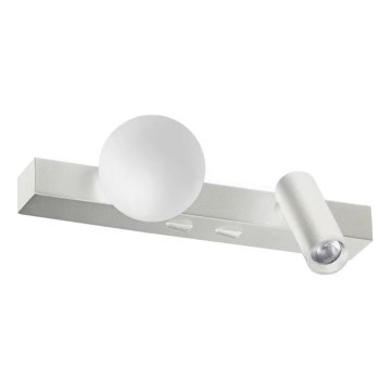 Ideal Lux - LED Nástenné svietidlo PING PONG 2xLED/3W/230V CRI 90 matný chróm