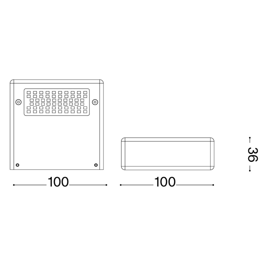 Ideal Lux - LED nástenné svietidlo TAB LED/24W/230V CRI 90 mosadz