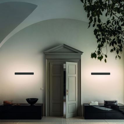 Ideal Lux - LED Nástenné svietidlo ZIG ZAG LED/30W/230V 75 cm CRI 90 čierna