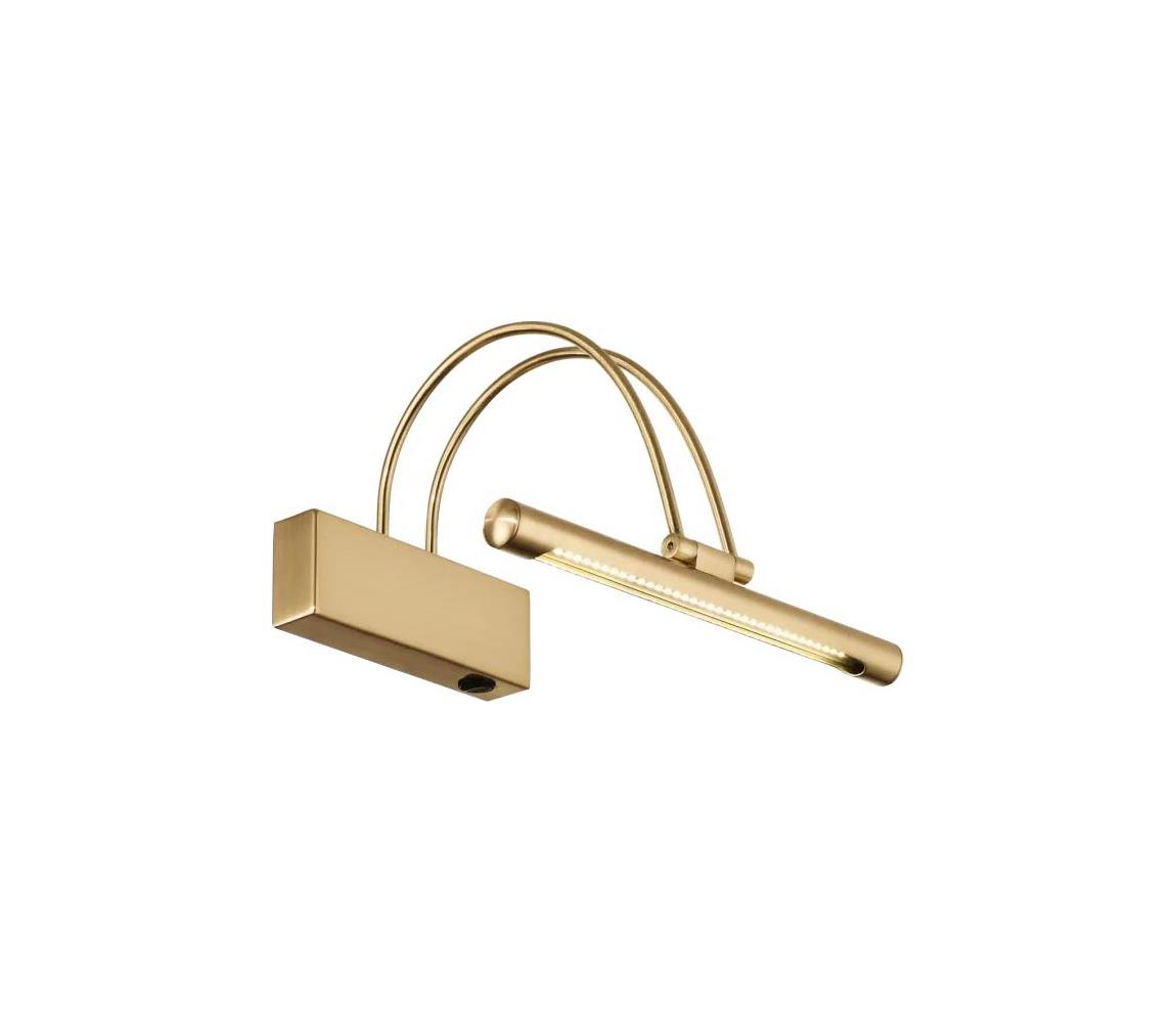 Ideal Lux - LED obrazové svietidlo BOW LED/3,5W/230V CRI 90 26 cm zlaté 121154