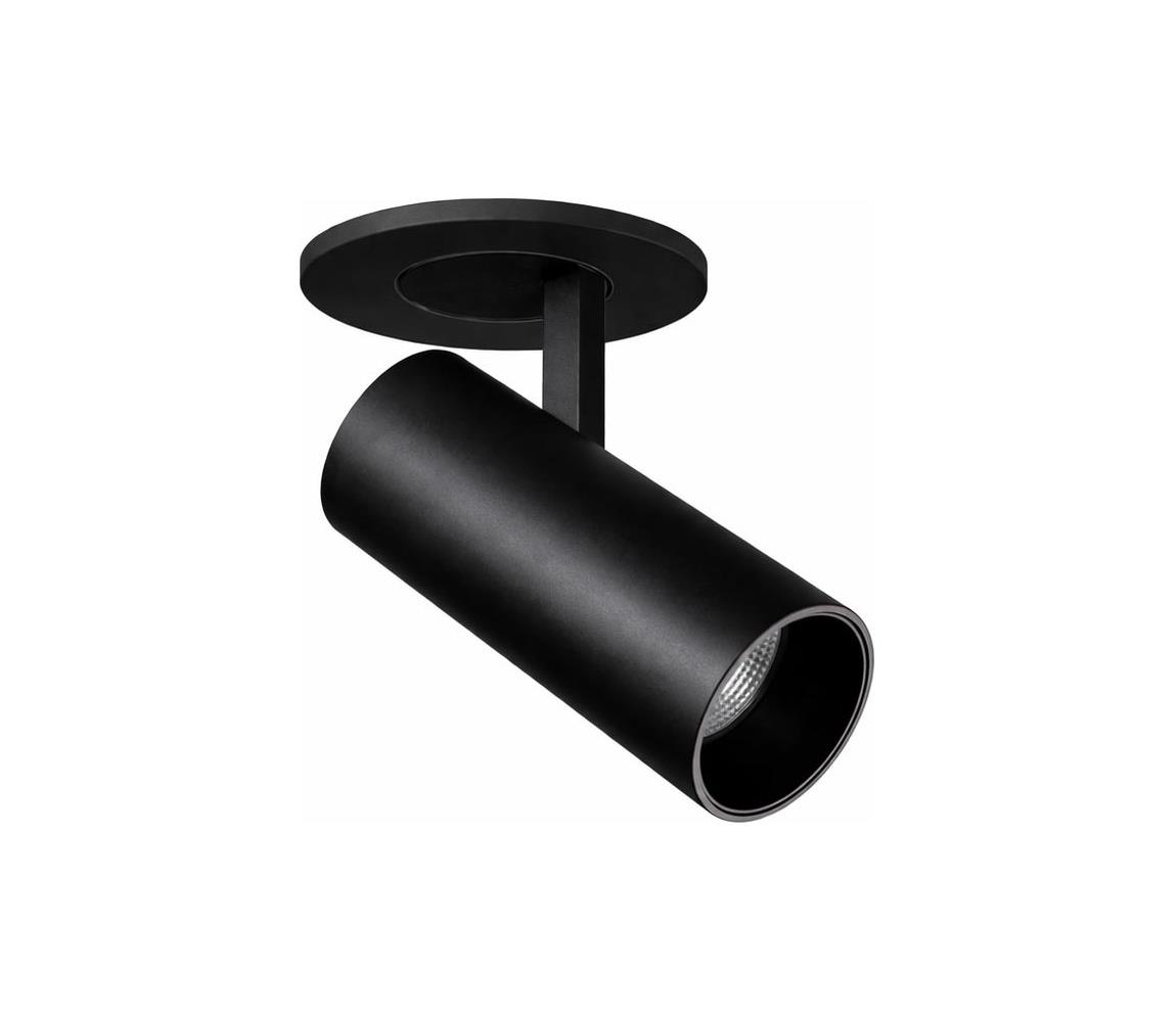 Ideal Lux - LED podhľadové bodové svietidlo NOVA LED/6W/230V pr. 6,8 cm čierna 364360