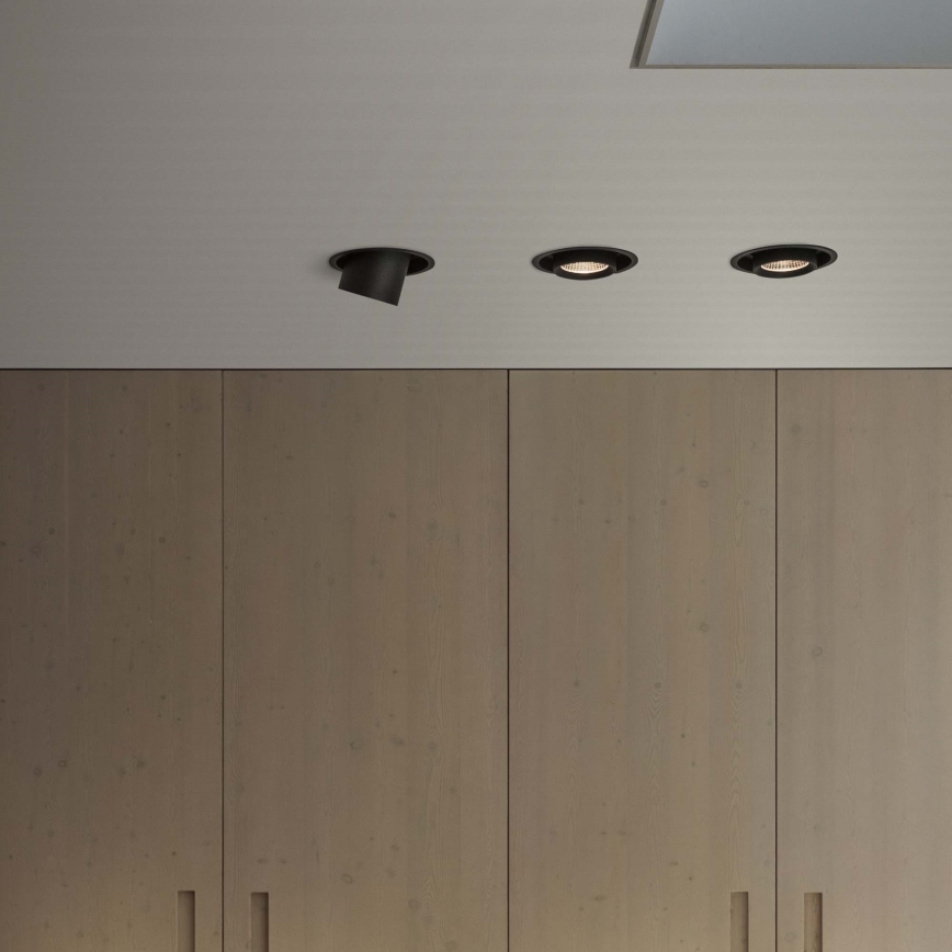 Ideal Lux - LED zapustené bodové svietidlo NOVA LED/6W/230V 3000K CRI 90 priemer 6,8 cm čierne
