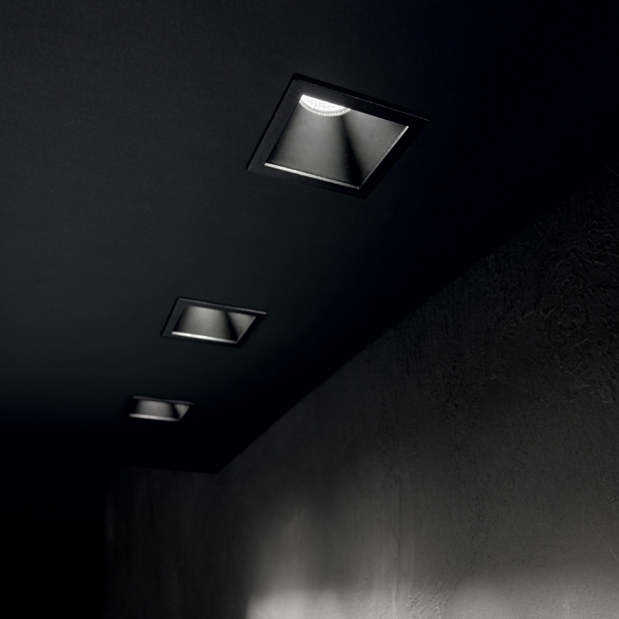 Ideal Lux - LED zapustené svietidlo GAME TRIM LED/11W/230V 3000K CRI 90 8,4x8,4 cm IP40 čierna