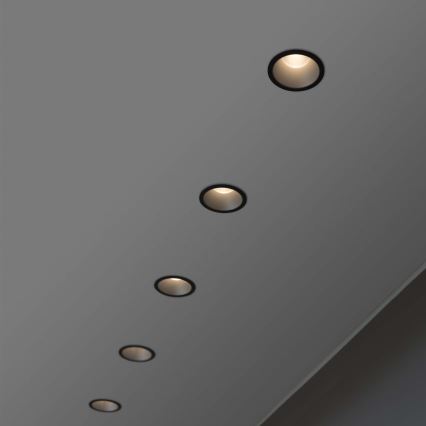 Ideal Lux - LED podhľadové svietidlo GAME TRIM LED/11W/230V 3000K CRI 90 priemer 8,5 cm IP40 zlatá/čierna