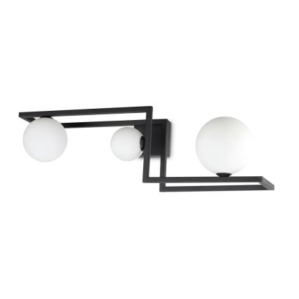 Ideal Lux - LED Prisadený luster ANGOLO 3xG9/3W/230V čierna
