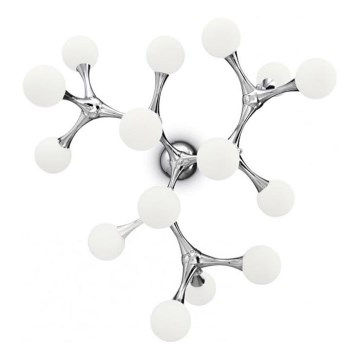 Ideal Lux - LED Prisadený luster NODINO 15xG9/15W/230V biela