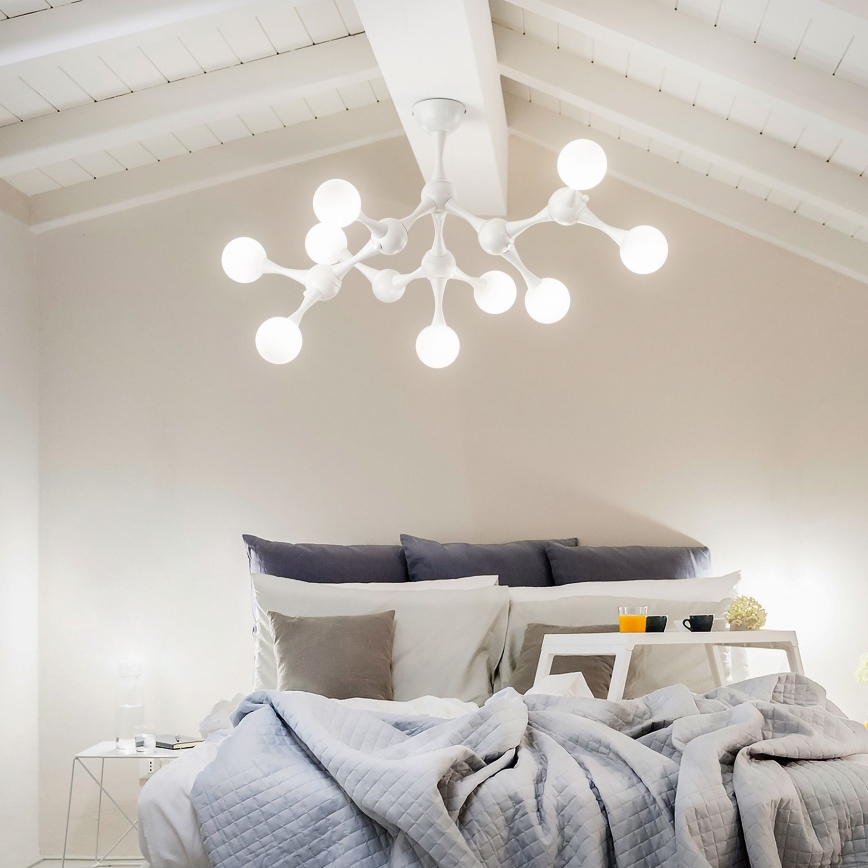 Ideal Lux - LED Prisadený luster NODINO 9xG9/3W/230V biela