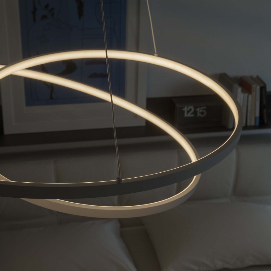 Ideal Lux - LED Stlmiteľný luster na lanku OZ LED/48W/230V pr. 60 cm CRI 90 biela