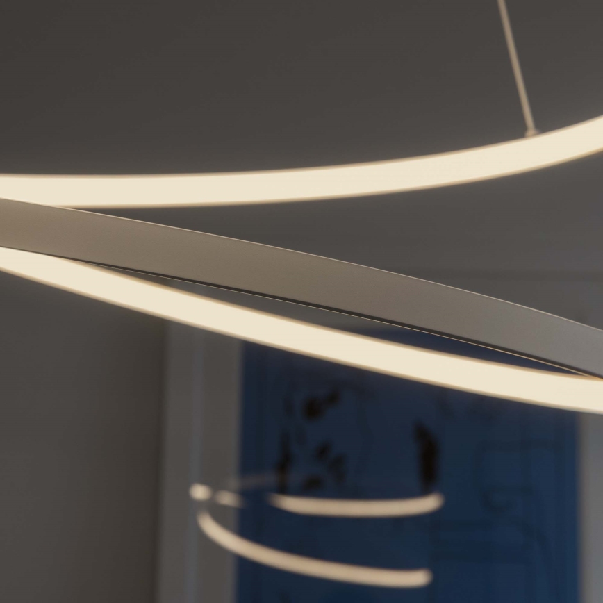 Ideal Lux - LED Stlmiteľný luster na lanku OZ LED/48W/230V pr. 60 cm CRI 90 biela
