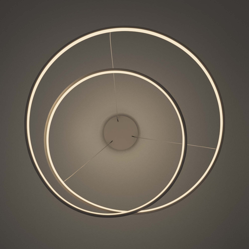 Ideal Lux - LED Stlmiteľný luster na lanku OZ LED/48W/230V pr. 60 cm CRI 90 biela