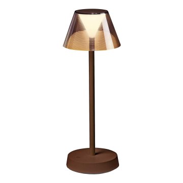 Ideal Lux - LED Stmievateľná dotyková lampa LOLITA LED/2,8W/5V 2200 mAh IP54 hnedá