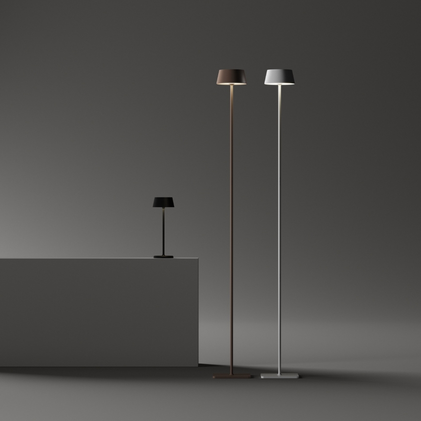 Ideal Lux - LED stmievateľná dotyková vonkajšia lampa PURE LED/1,5W/3,7V 2200 mAh CRI 90 IP54 hnedá