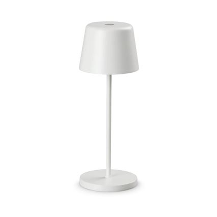 Ideal Lux - LED Stmievateľná dotyková vonkajšia stolná lampa CUTE LED/2,5W/3,7V USB 2200-2700K IP65 biela