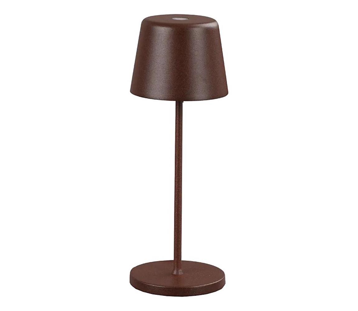 Ideal Lux Ideal Lux - LED stmievateľná dotyková stolná lampa CUTE LED/2,5W/3,7V IP65 hnedá 