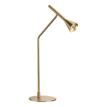 Ideal Lux - LED Stmievateľná dotyková stolná lampa DIESIS LED/6,5W/230V CRI 90 zlatá