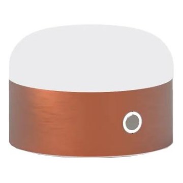 Ideal Lux - LED Stmievateľná dotyková stolná lampa MIGNON LED/5W/5V pr. 10 cm CRI 90 meď