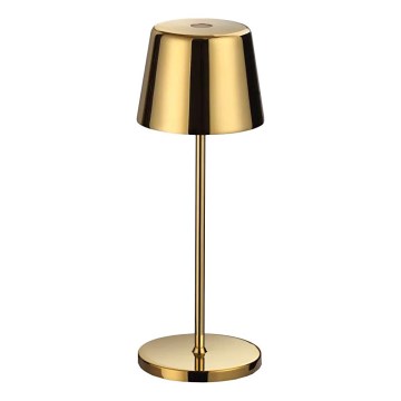 Ideal Lux - LED Stmievateľná dotyková vonkajší stolná lampa CUTE LED/2,5W/3,7V USB 2200-2700K IP65 zlatá