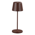 Ideal Lux - LED stmievateľná dotyková vonkajšia stolová lampa CUTE LED/2,5W/3,7V 3000 mAh USB 2200-2700K IP65 hnedá