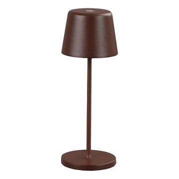 Ideal Lux - LED stmievateľná dotyková vonkajšia stolová lampa CUTE LED/2,5W/3,7V 3000 mAh USB 2200-2700K IP65 hnedá