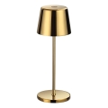 Ideal Lux - LED stmievateľná dotyková vonkajšia stolová lampa CUTE LED/2,5W/3,7V 3000 mAh USB 2200-2700K IP65 zlatá