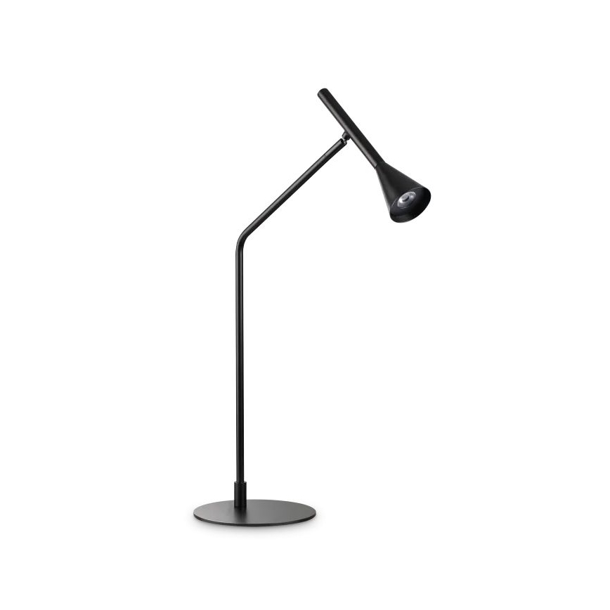 Ideal Lux - LED Stmievateľná dotyková stolná lampa DIESIS LED/6,5W/230V CRI 90 čierna
